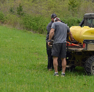 Food Plot Preperation with Glyphosate