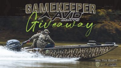 Gamekeeper Avid Boat Giveaway!